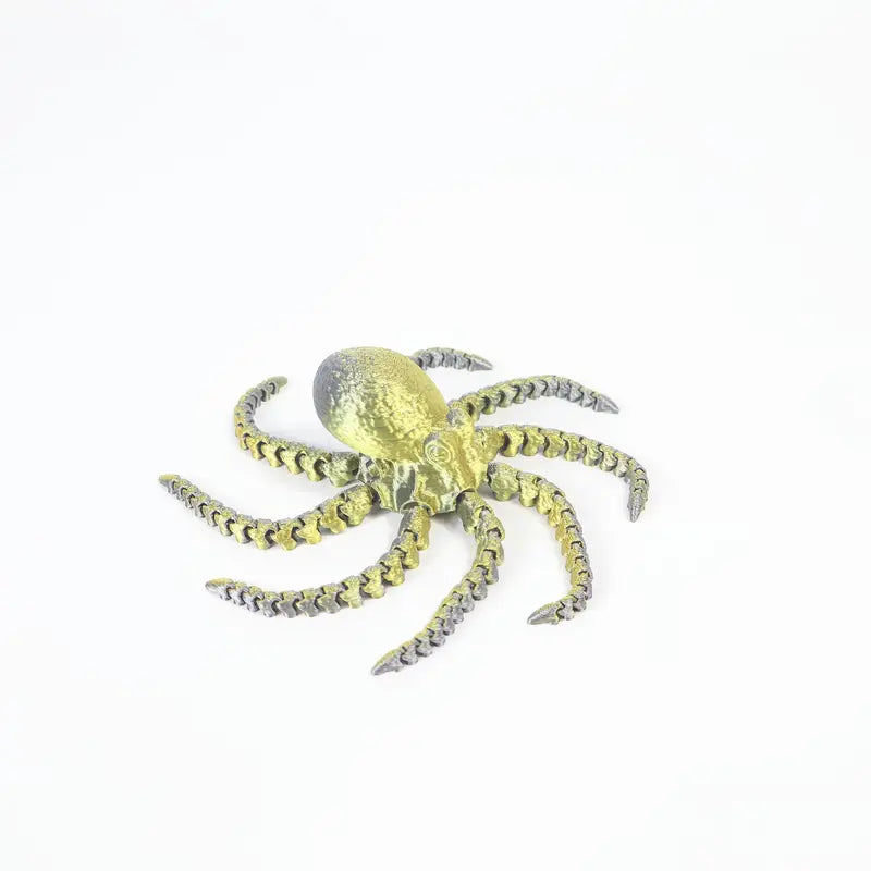 Giant Multi Coloured Flexi Articulated Octopus