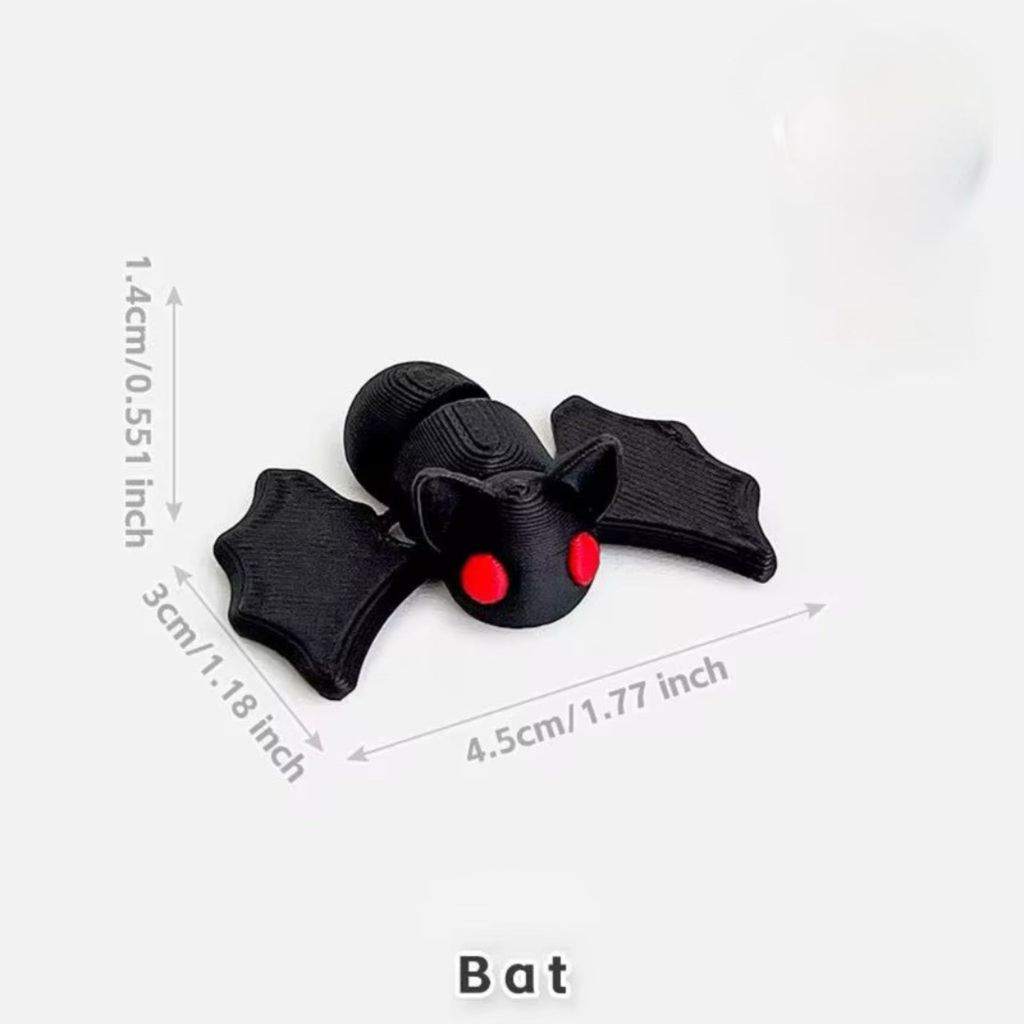 Mini Pocket Palz 3d Articulated Flexi Bat
