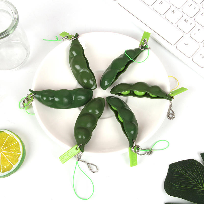 Pea Pod Keychain fidget