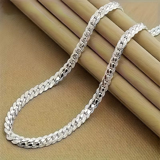 50cm Sterling Silver Curb Chain