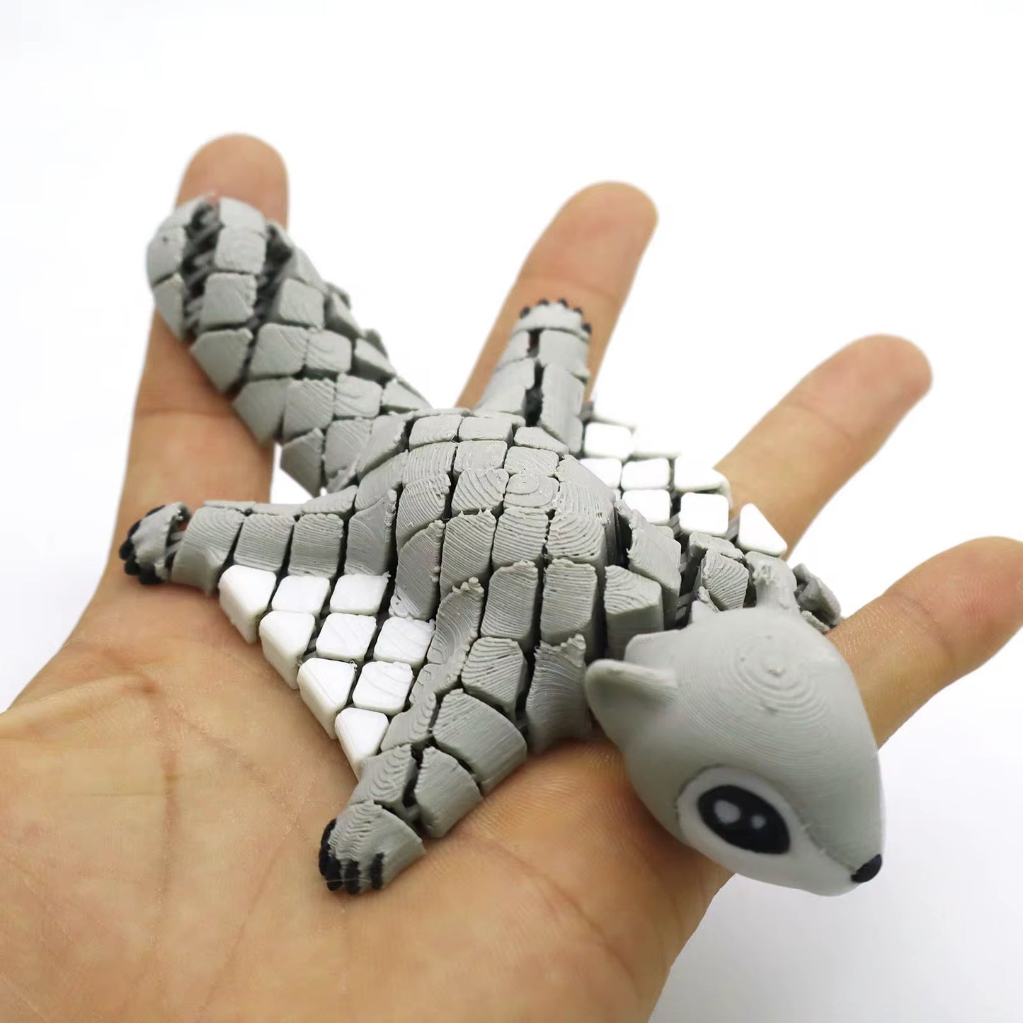 3d printed articulated sugar squirrel