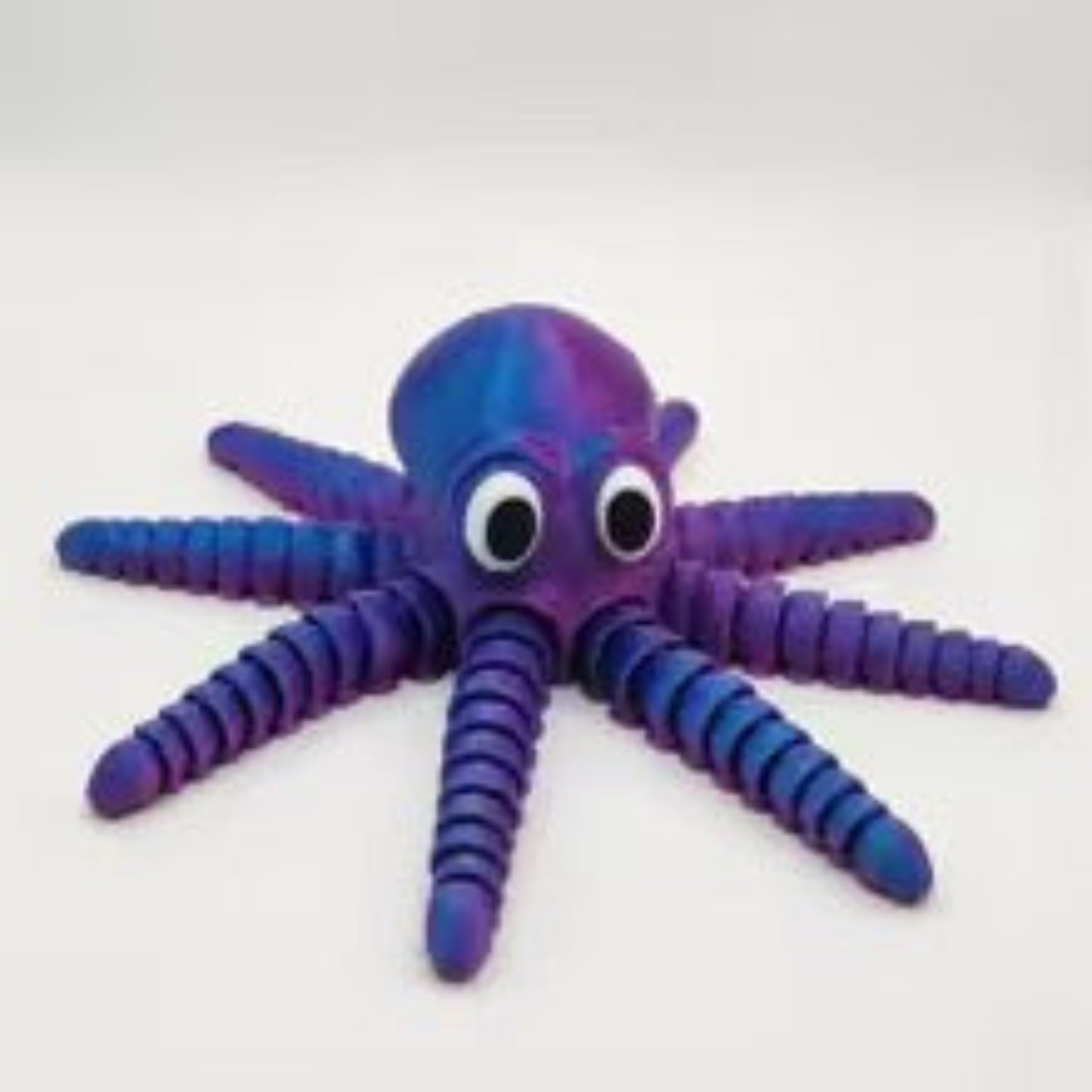 Super Cute Flexi Articulated Octopus Blue