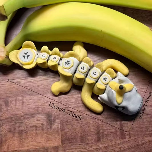 3d articulated baby banana dragon