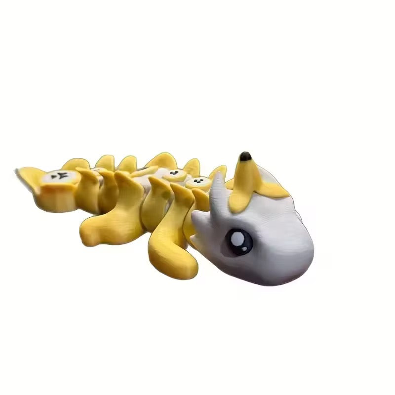 3d articulated baby banana dragon