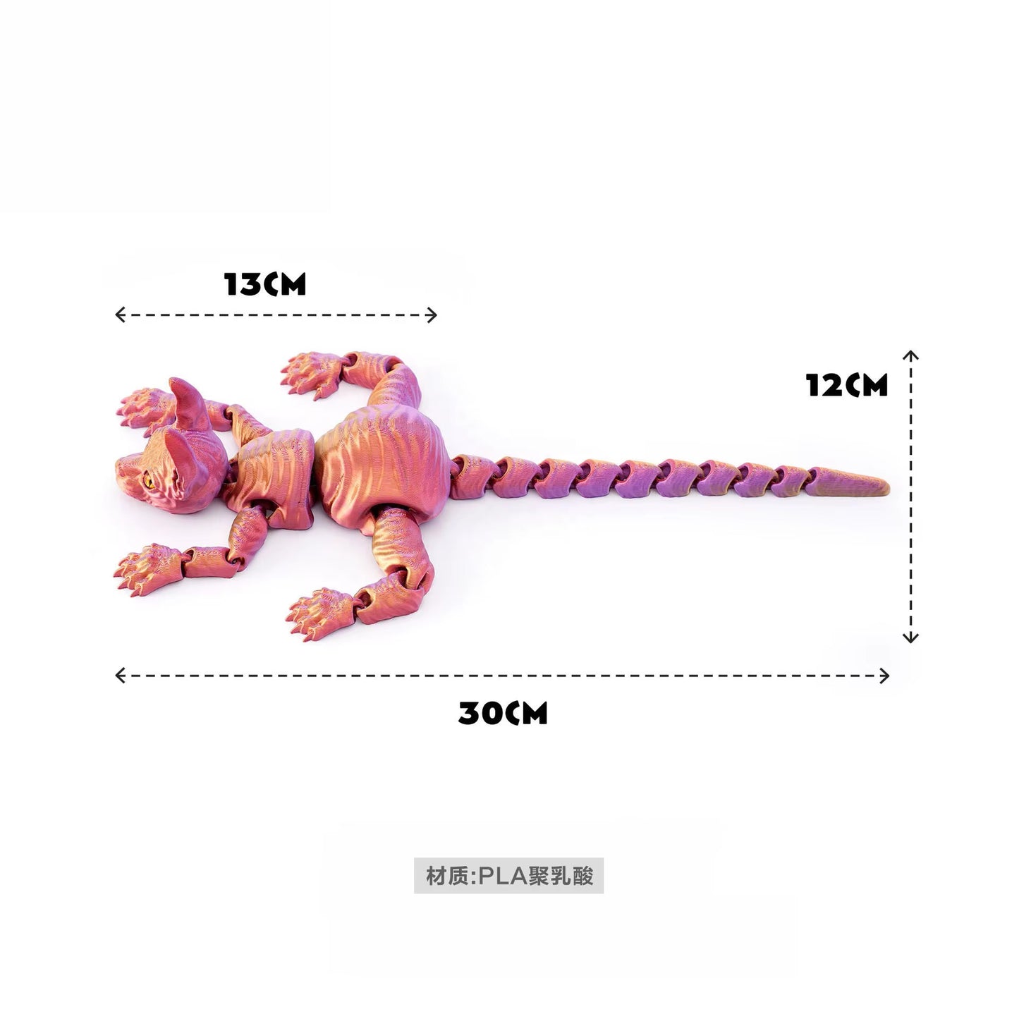 3d articulated sphynx cat