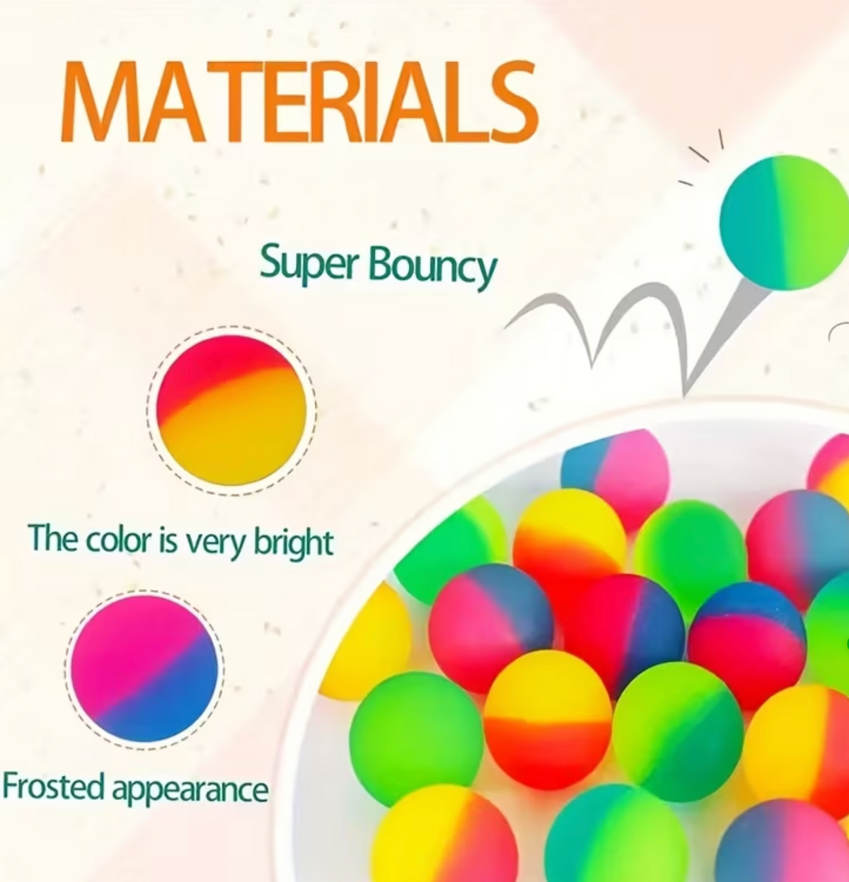 Rainbow Bouncy Balls