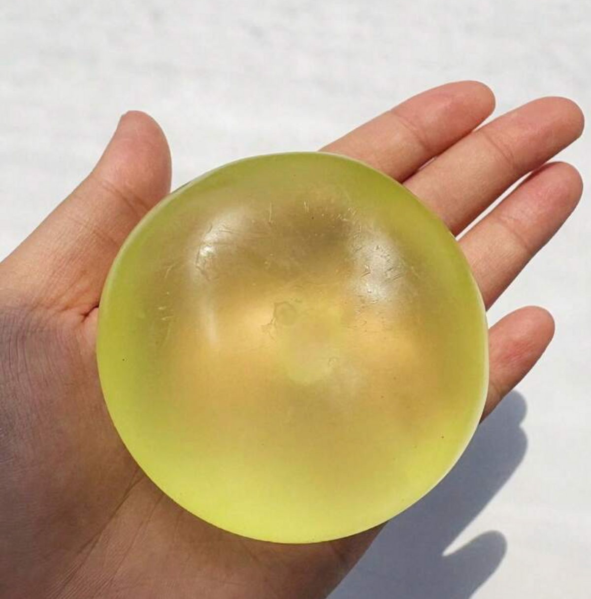 Coconut oil squishy
