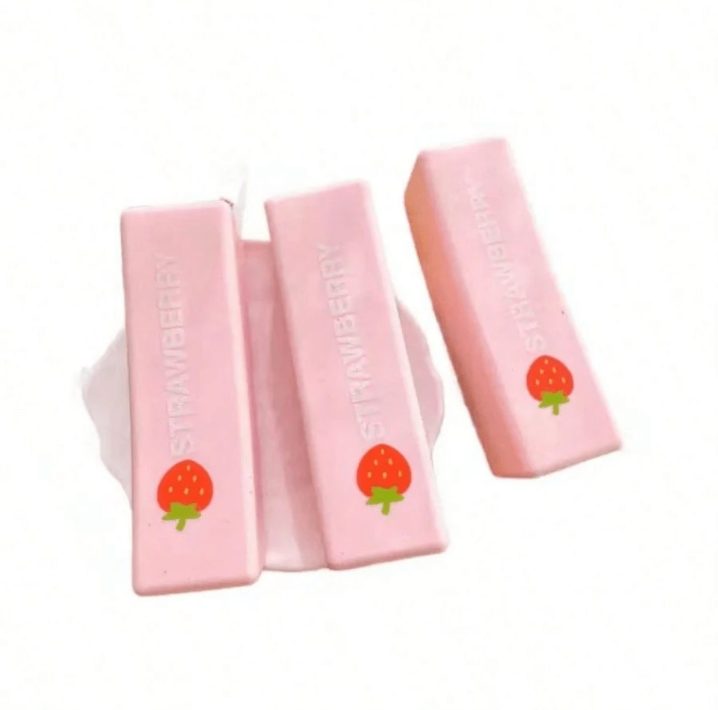 Pink strawberry butter squishy