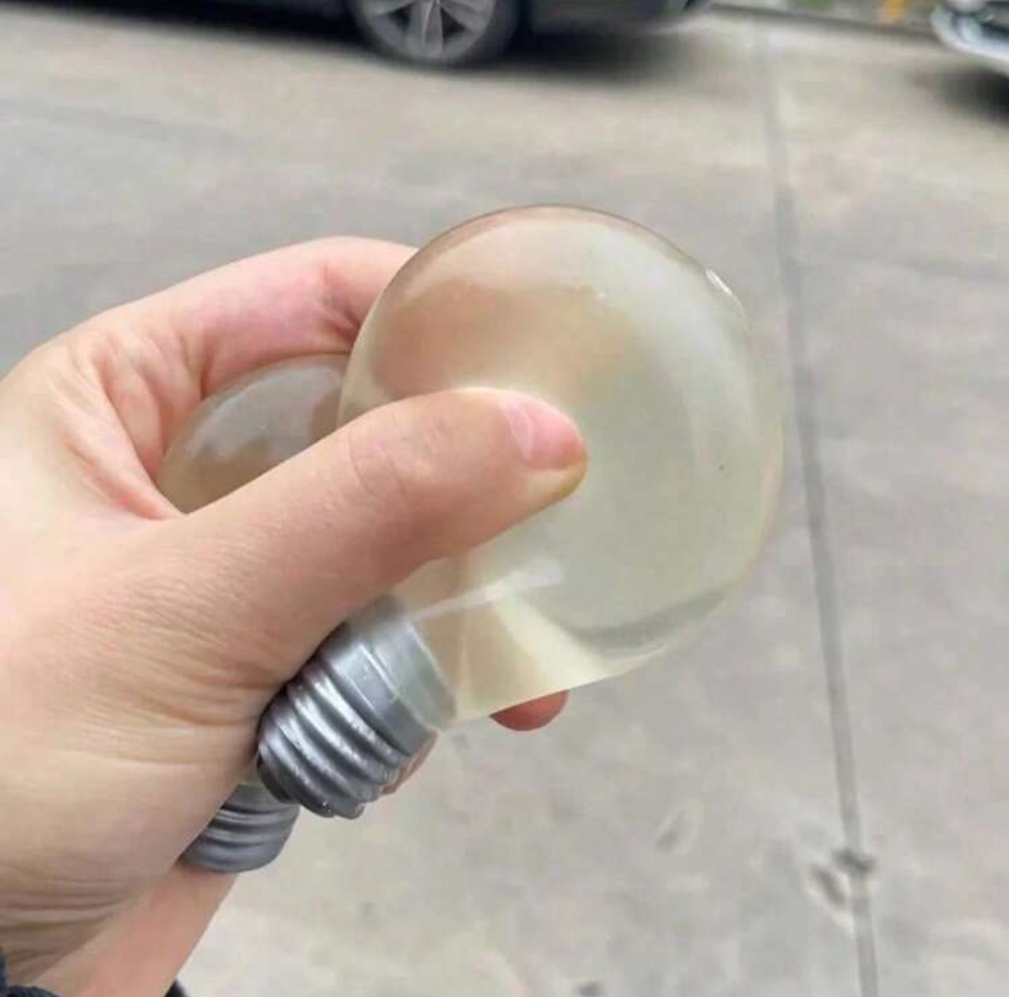 Glow in the dark Light bulb Squishy