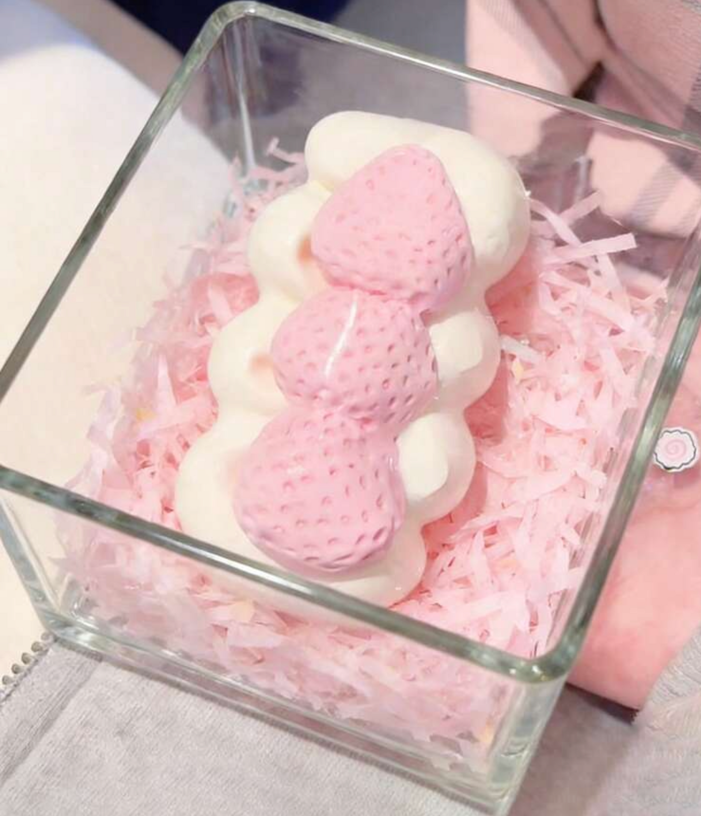 Strawberries and cream squishy