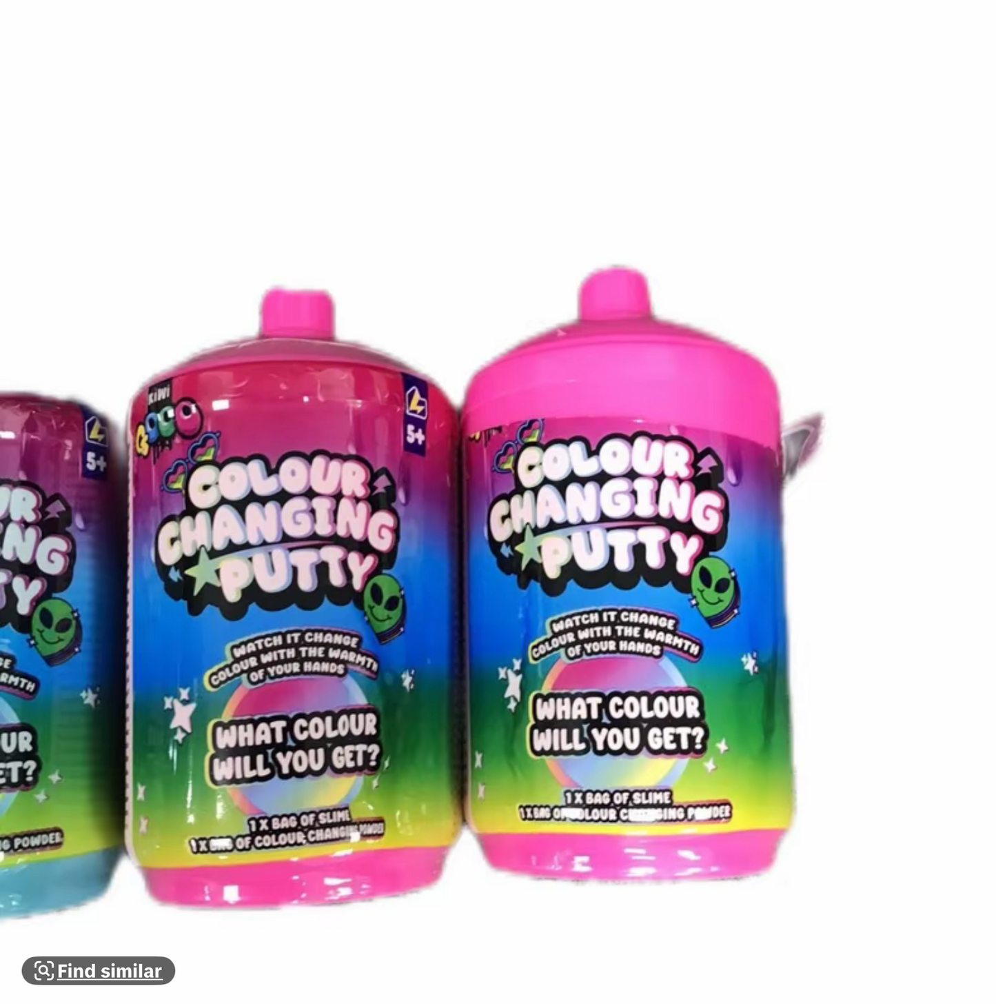 Colour changing putty