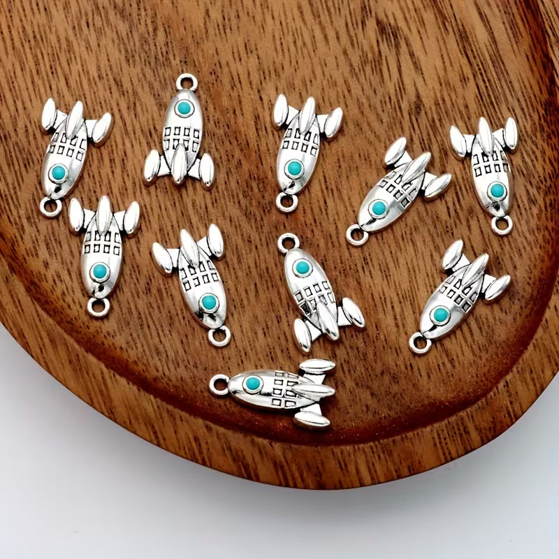 ROCKET SHIP CHARM