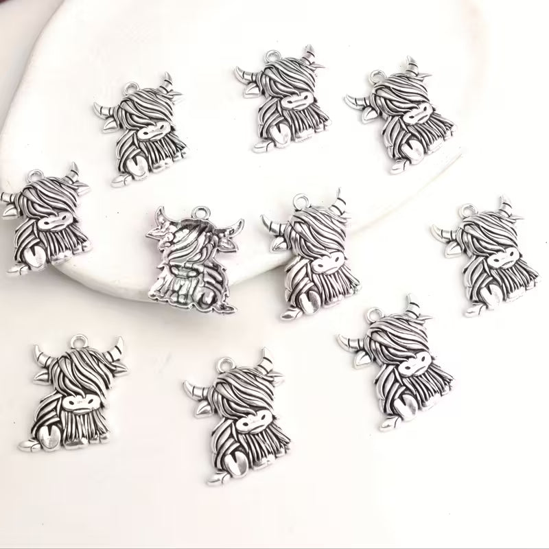 Highland Cow Charm