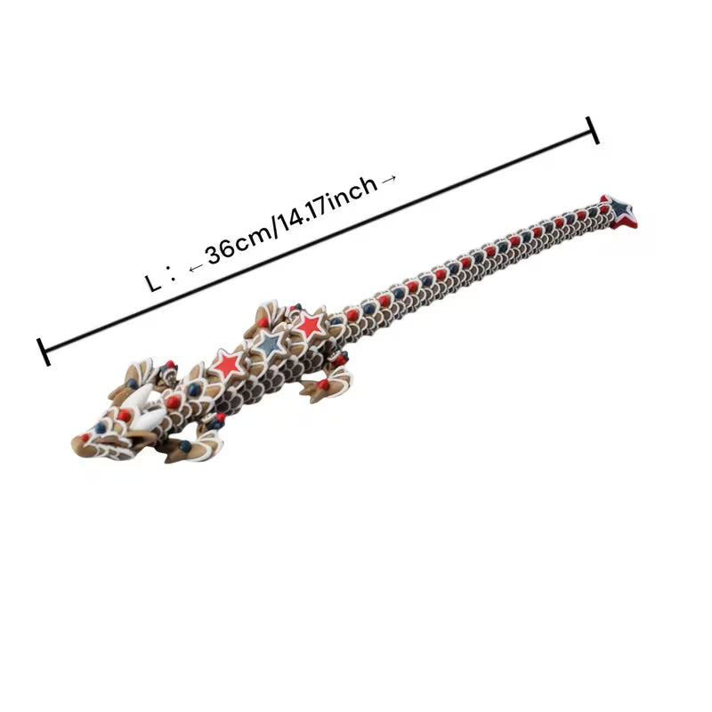 3d Articulated star dragon