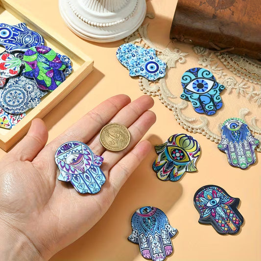 Evil Eye Hand Acrylic Charm