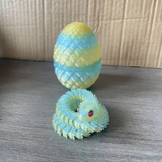 Flexi Articulated Snake And Egg 30cm 11.81in multicoloured