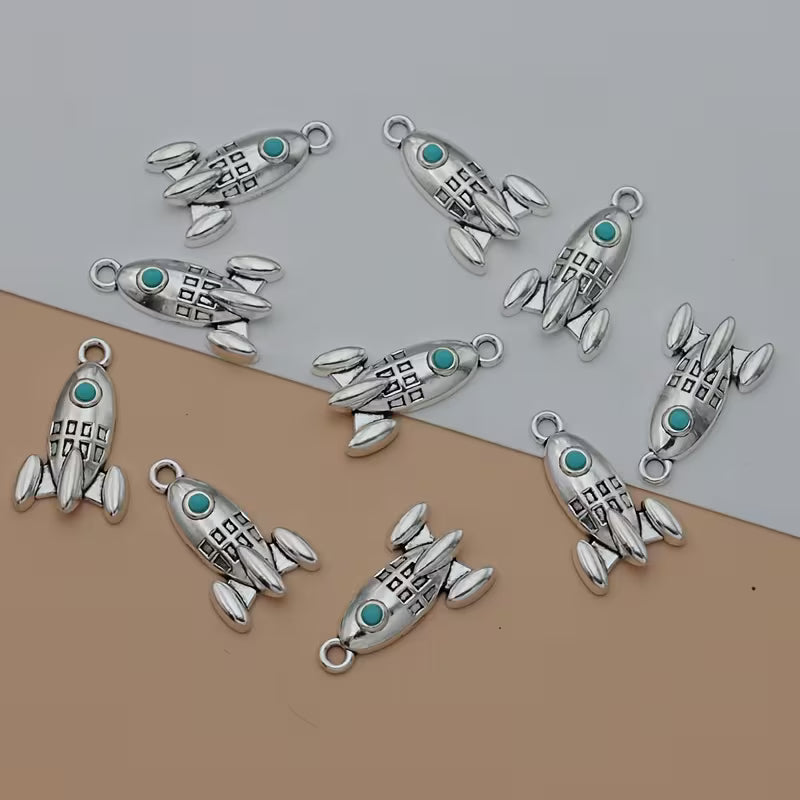ROCKET SHIP CHARM