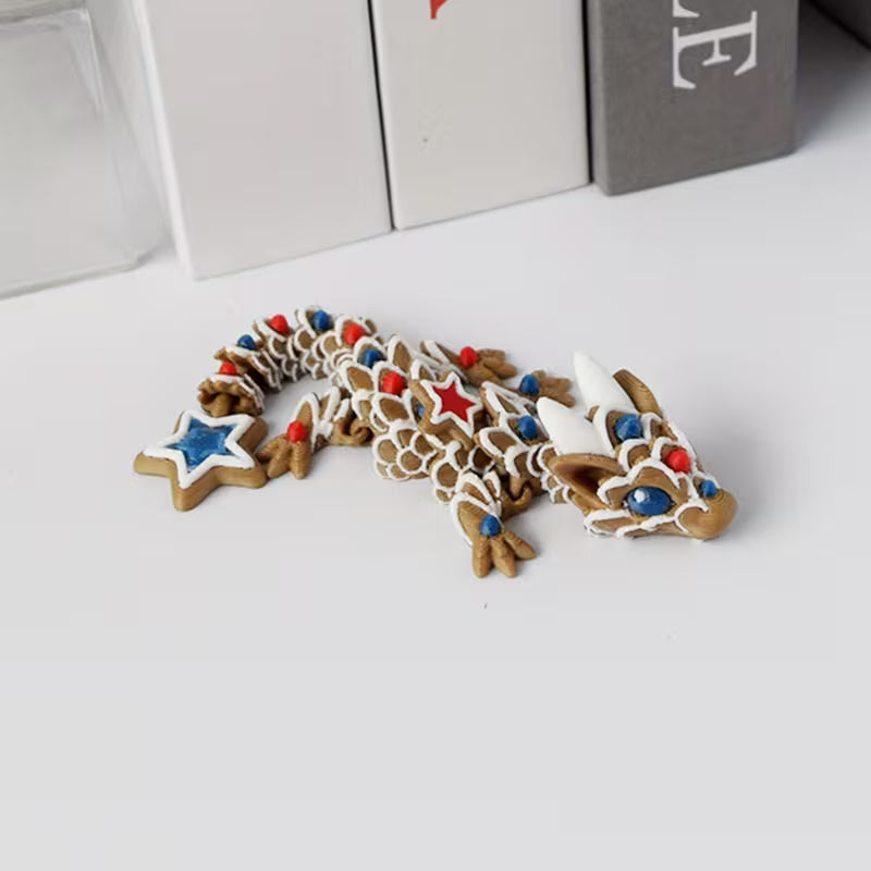 3d Articulated star dragon