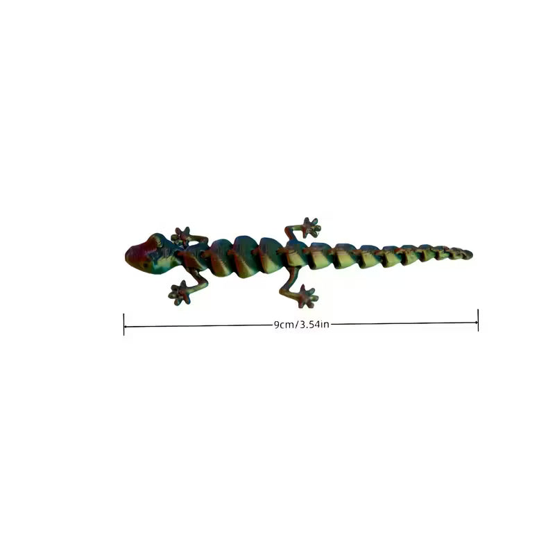 Flexi Mini Geckos 9cm Multi Coloured