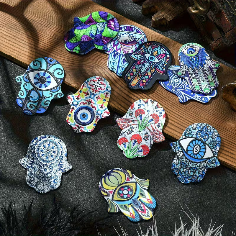 Evil Eye Hand Acrylic Charm