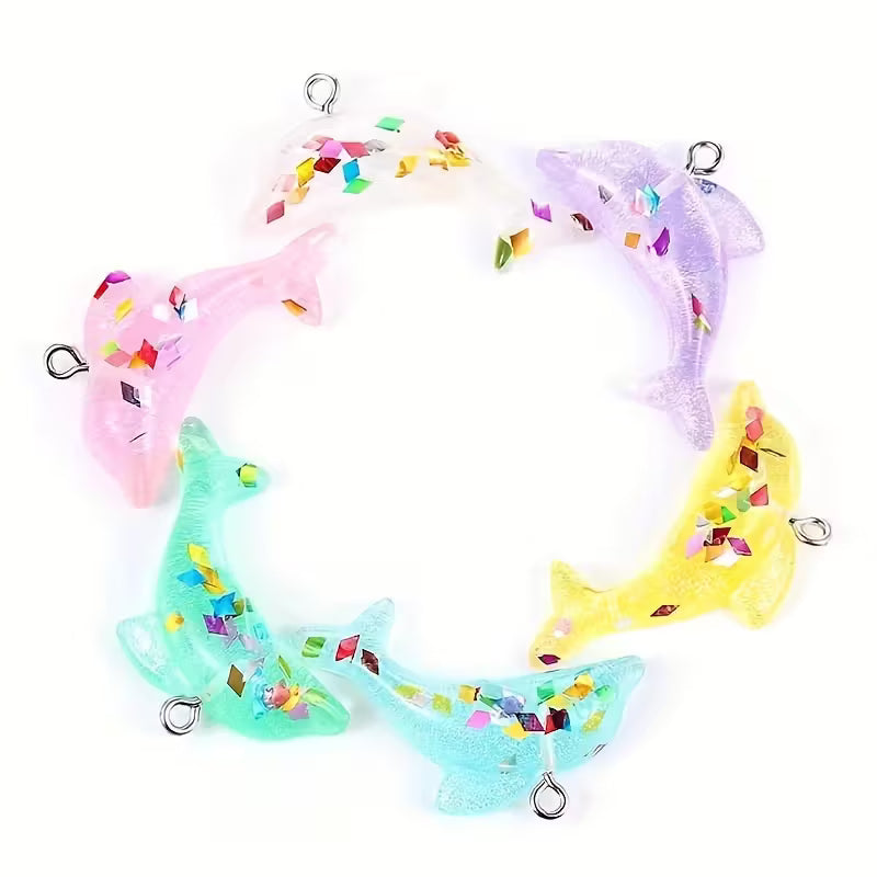 Resin Dolphin Charm