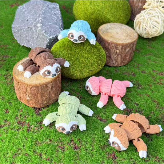 3d articulated sloth