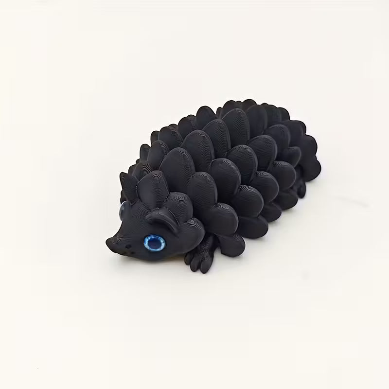 Flexi Articulated Hedgehog Red Blue Green