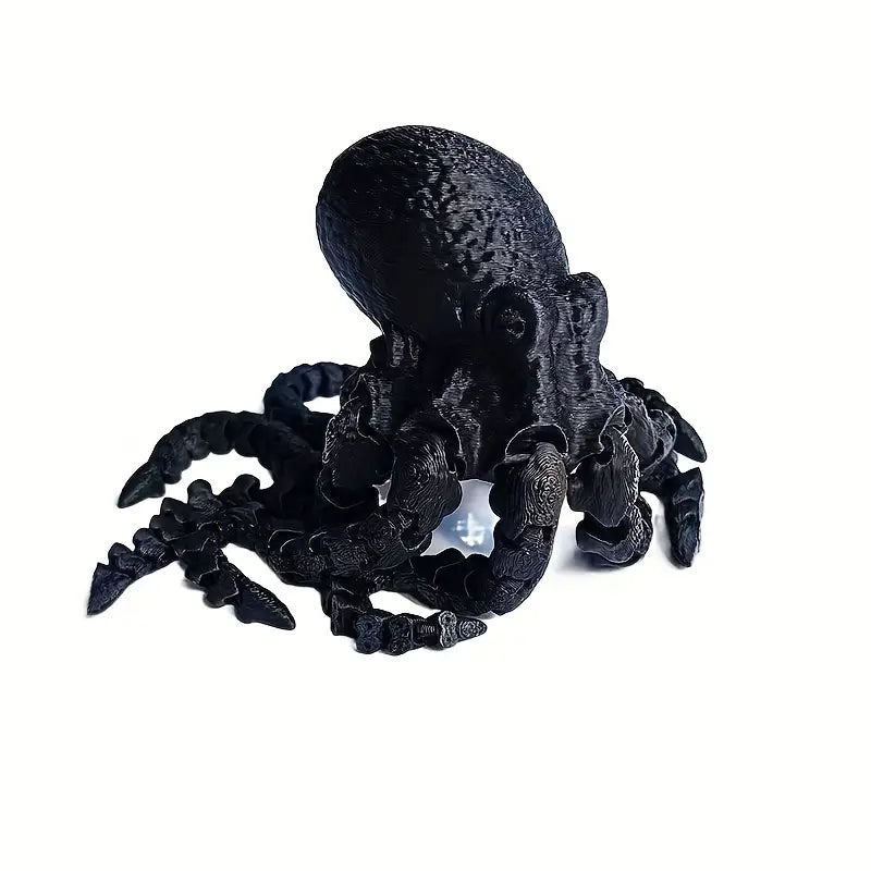 Flexi Articulated Octopus 7.28in 18.5cm Purple