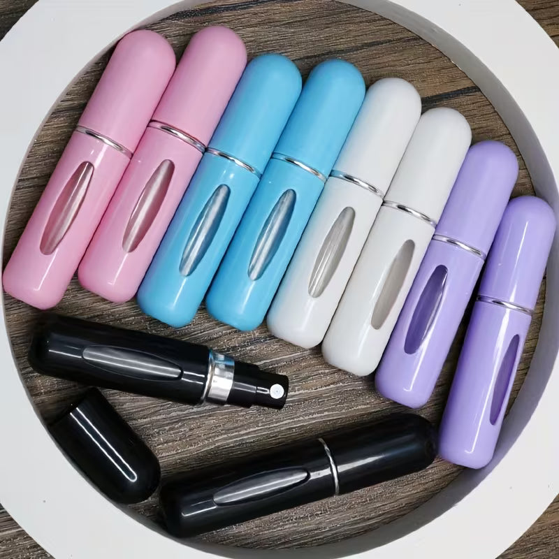 Handy Refillable Travel Perfume spray various colours