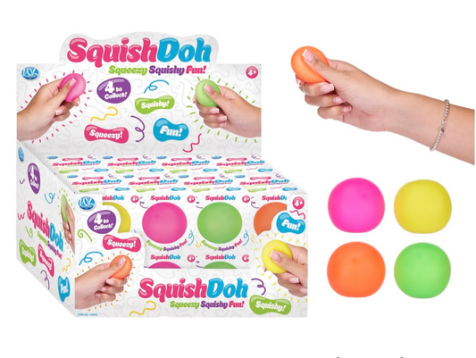 Squish-doh Neon Balls