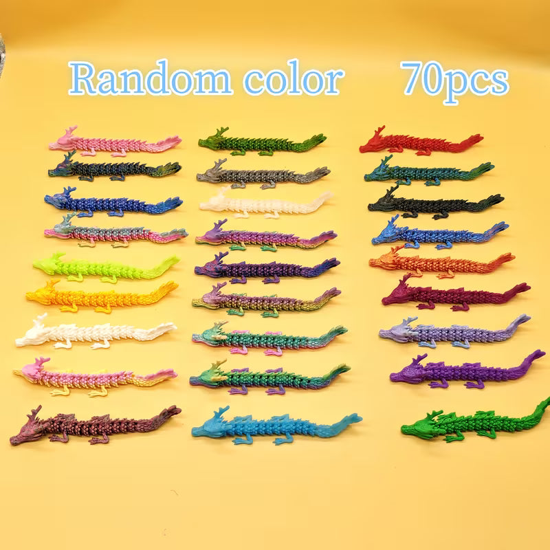 SMALL FLEXI ARTICULATED DRAGON 13cm 5.12in