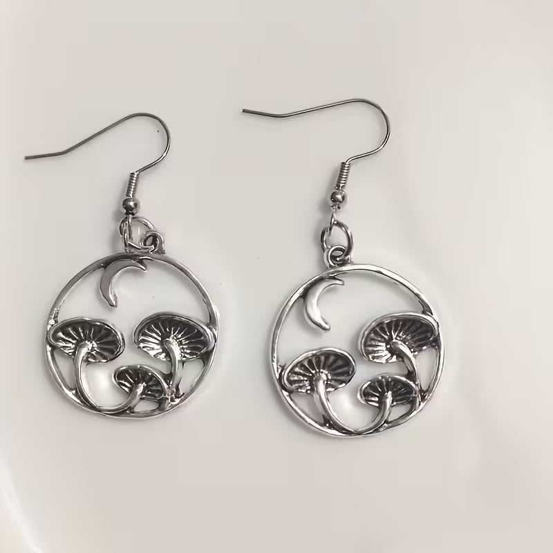 MOON AND MUSHROOM CHARM