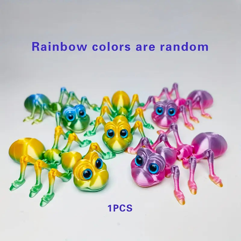 Flexi Articulated Multi Coloured Ant