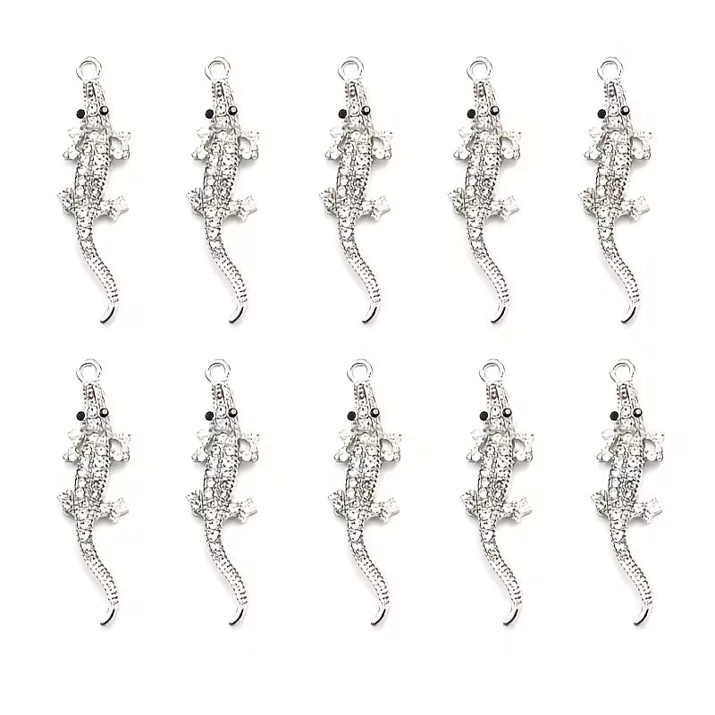 RHINESTONE CROCODILE CHARM