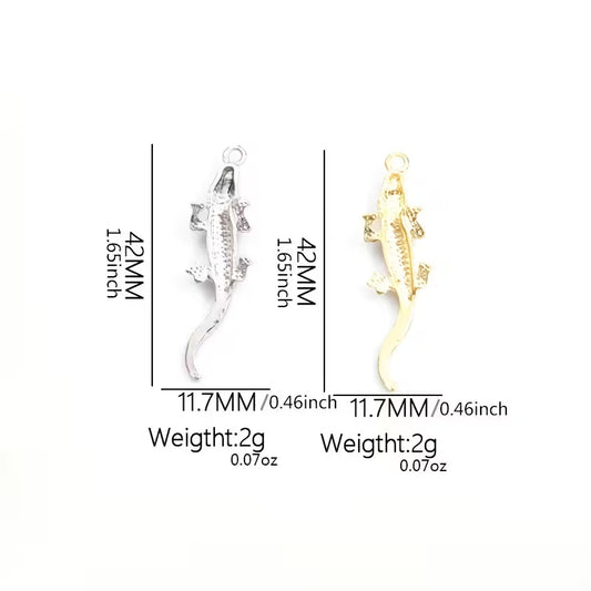 RHINESTONE CROCODILE CHARM