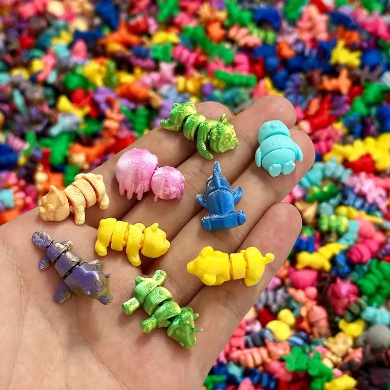 Micro Flexi Articulated Animals 2.9cm 1.06in