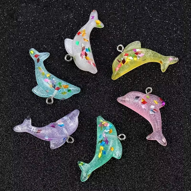 Resin Dolphin Charm