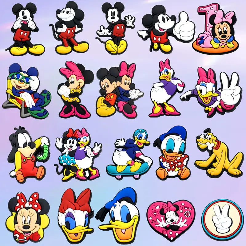 Mickey And Minnie Jibbitz Shoe Charms For Crocs