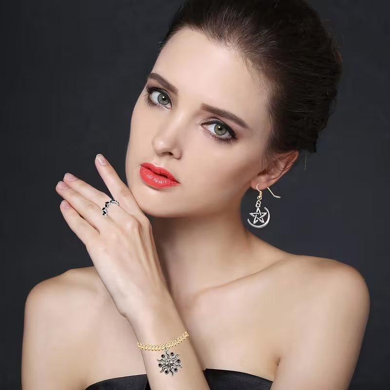 Moon Star Sun Charms