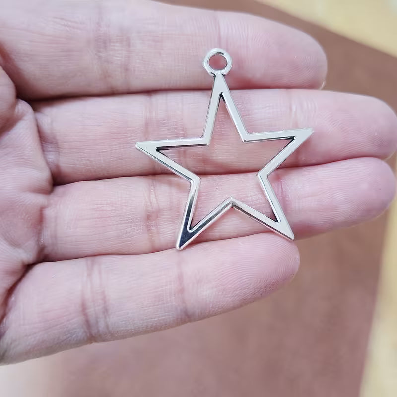 Geometric Star Charm