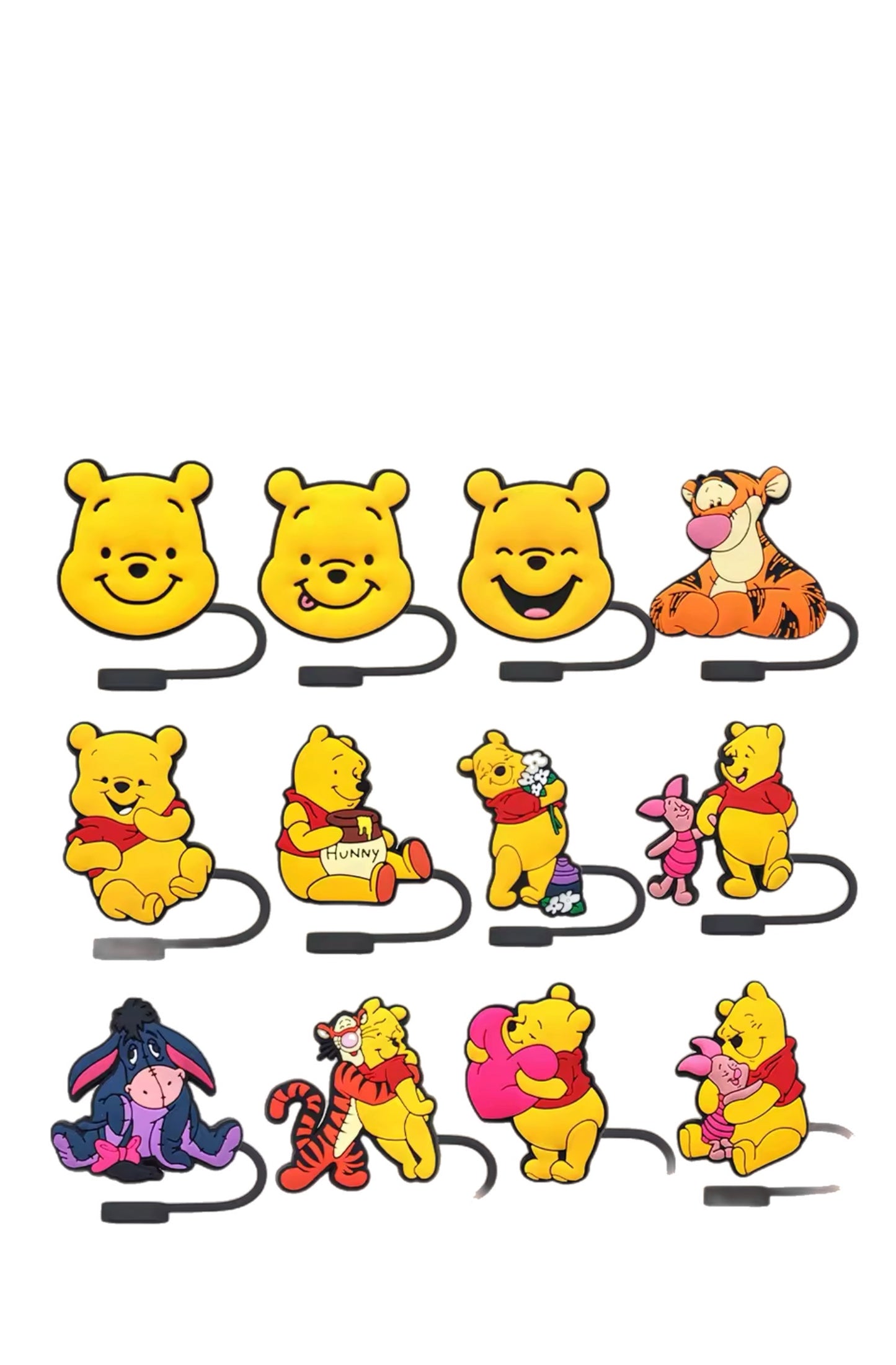 Winnie the Pooh and Friends Straw Toppers