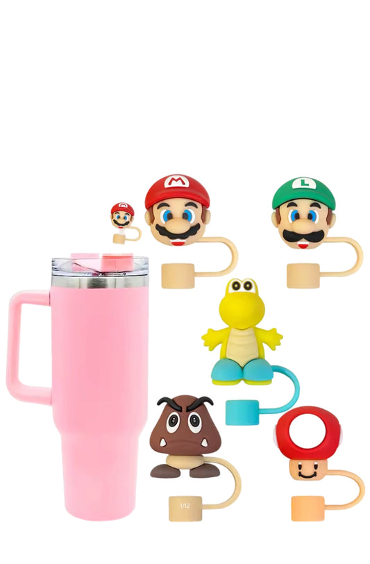 Mario Straw Toppers