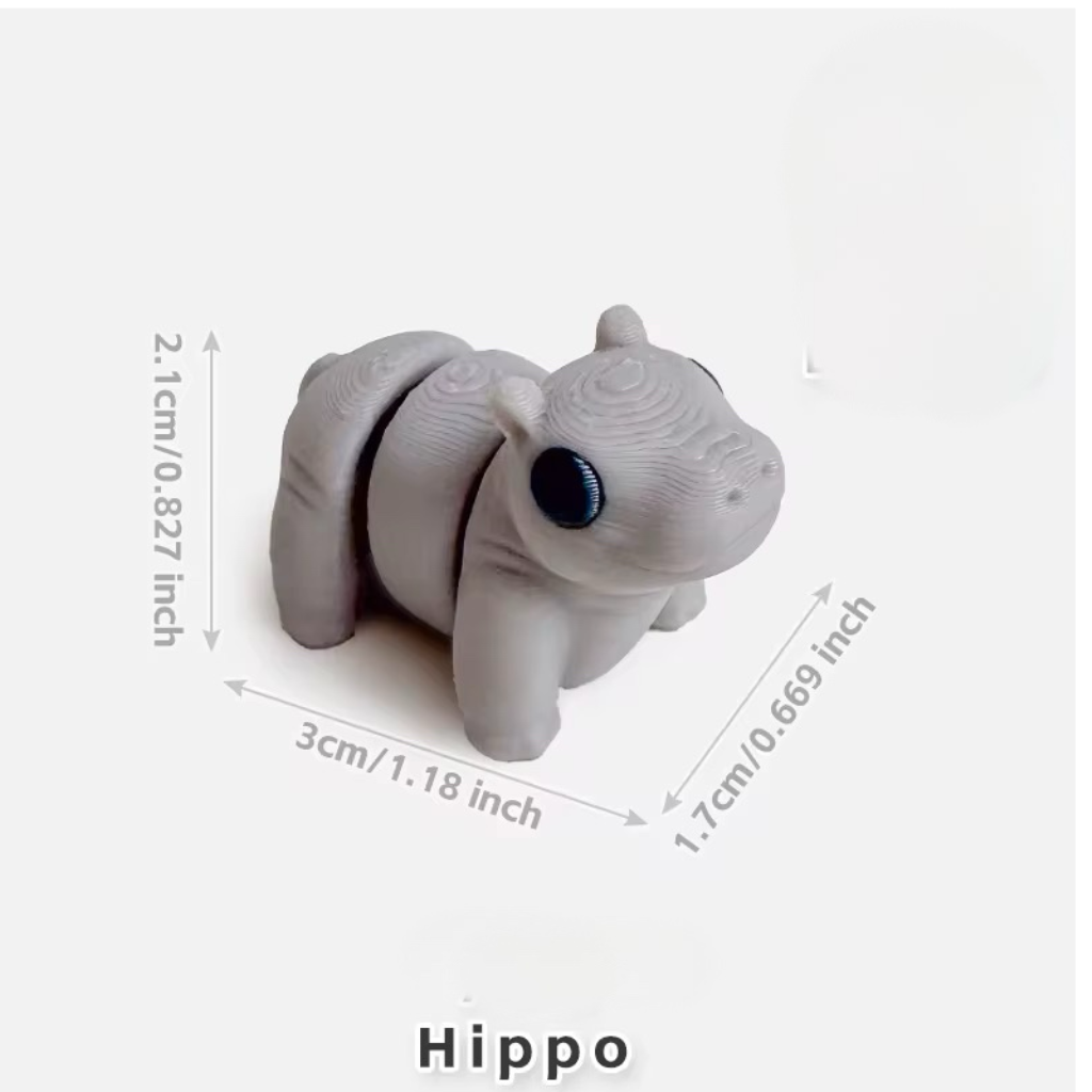 Mini Pocket Palz Hippo