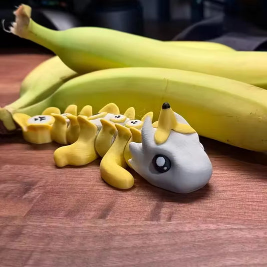 3d articulated baby banana dragon
