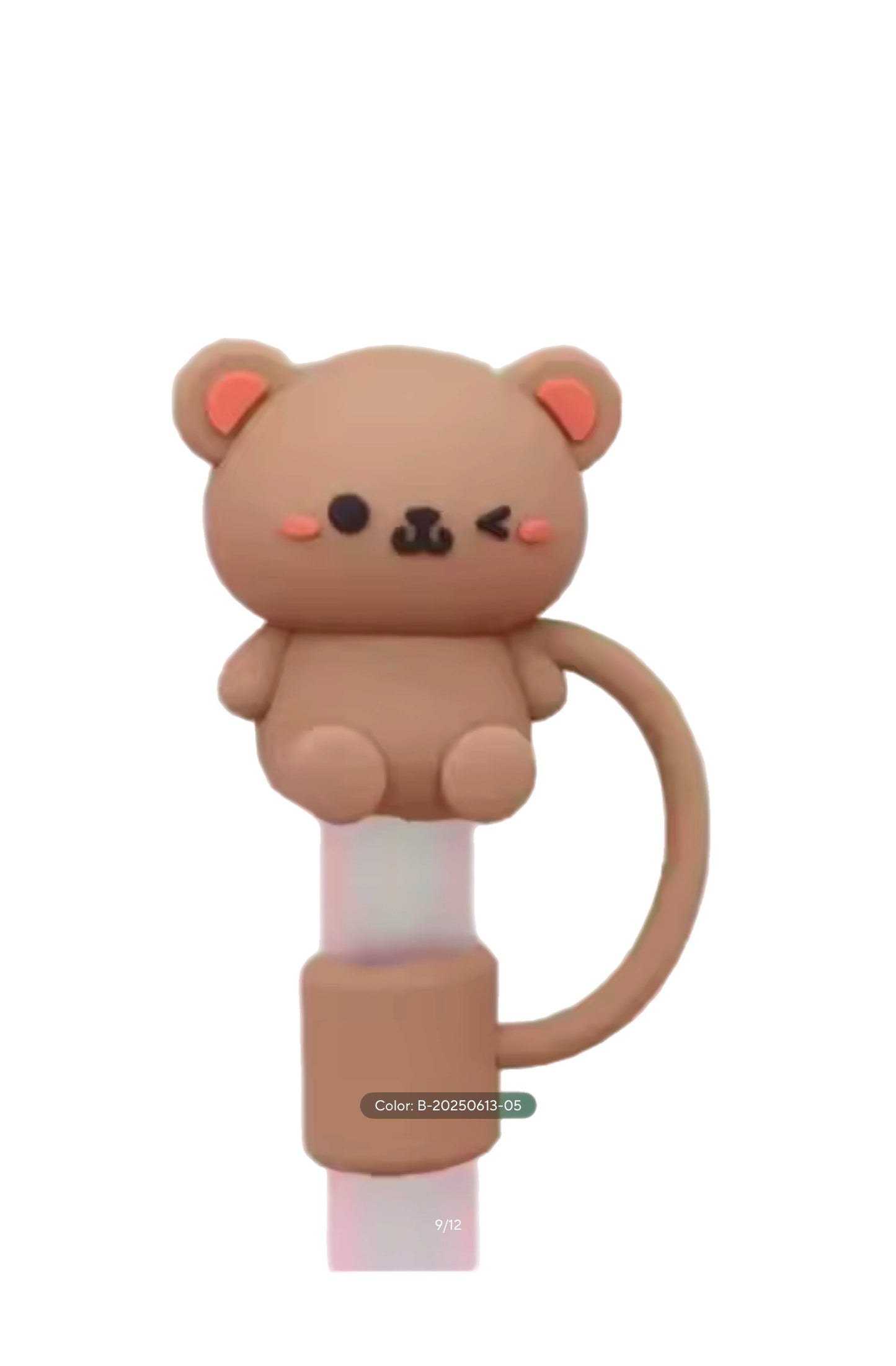 Animals Straw Topper