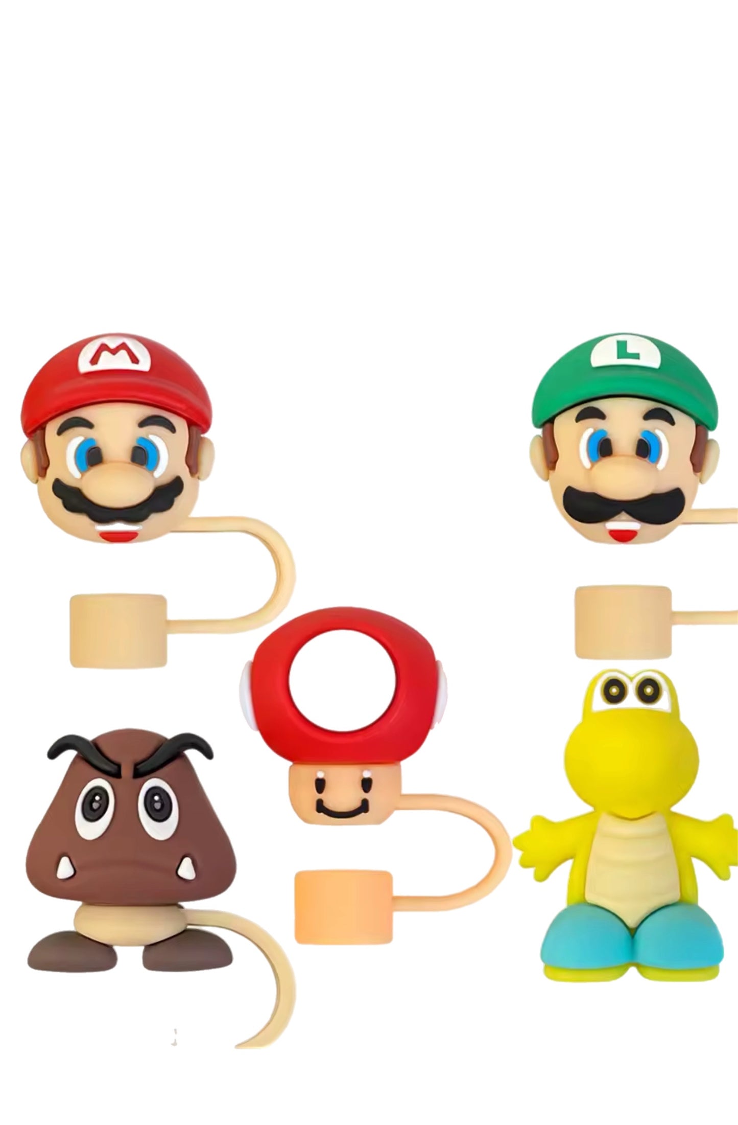 Mario Straw Toppers