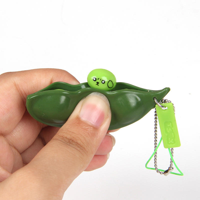 Pea Pod Keychain fidget