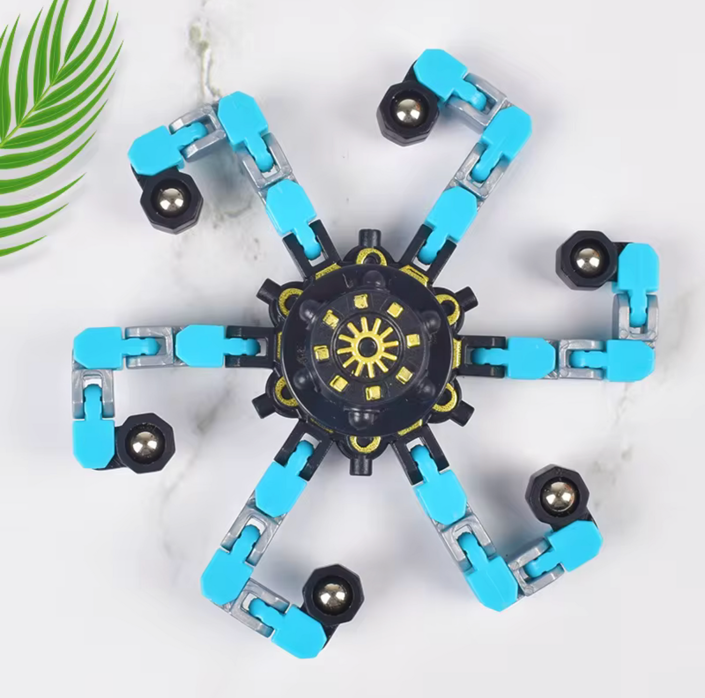 Mechanical spider fidget spinner.