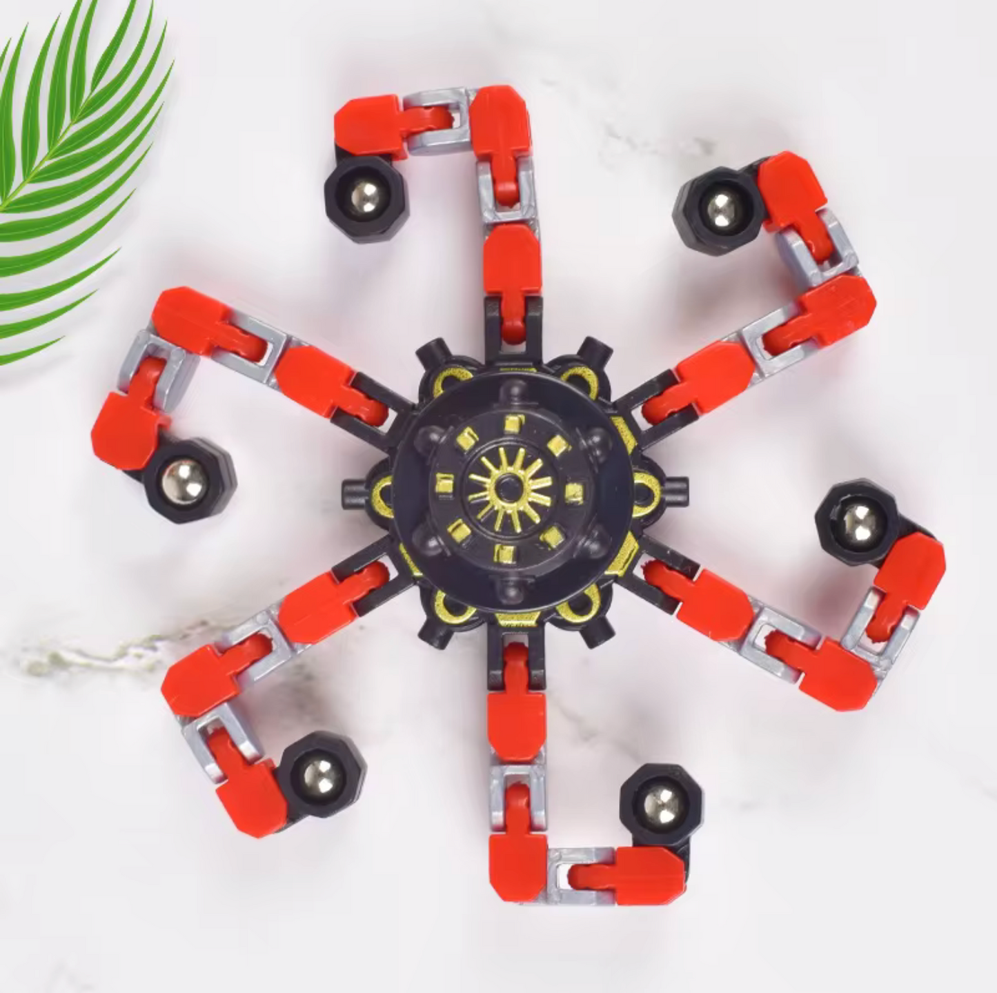 Mechanical spider fidget spinner.