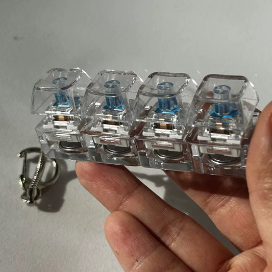 Flashing four key keyboard clicker